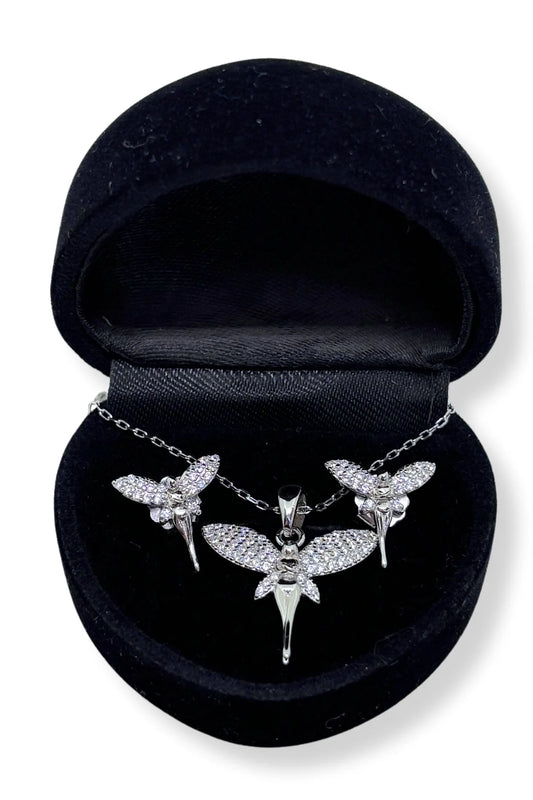 Ay Işığı Perisi Gümüş Set&Takım