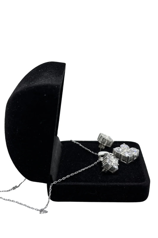 Gümüş Işıltı Dörtlüsü Set&Takım