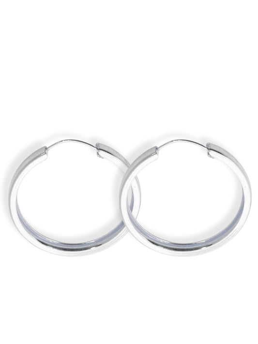 Enli Gümüş Halka Küpe – 6mm Kalınlık-2 Model Seçeneği