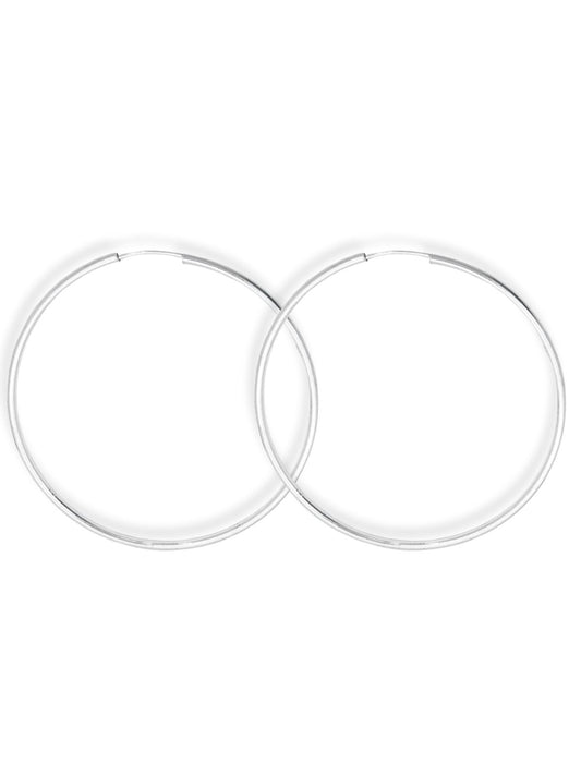 Gümüş Halka Küpe 3mm Kalınlık