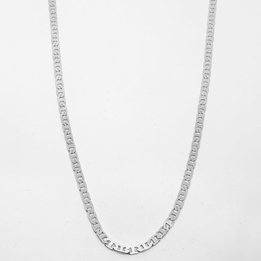 Barlı Gümüş Zincir Kolye 55CM