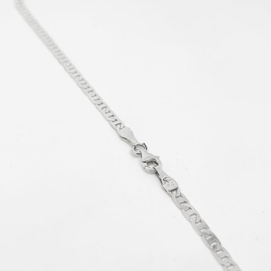 Barlı Gümüş Zincir Kolye 55CM