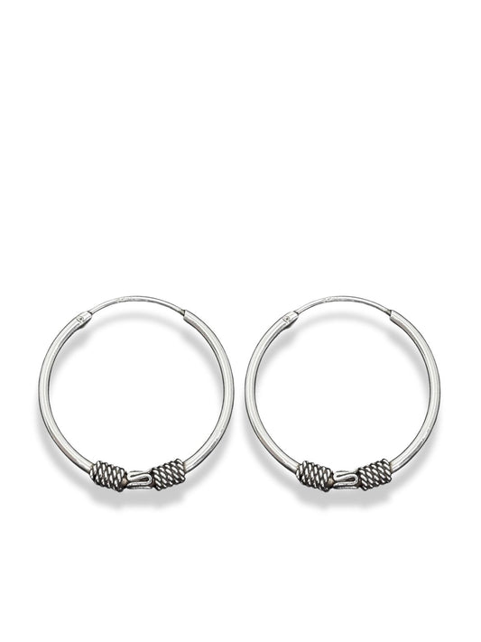 Gümüş Halka Küpe 2.5x2.5CM