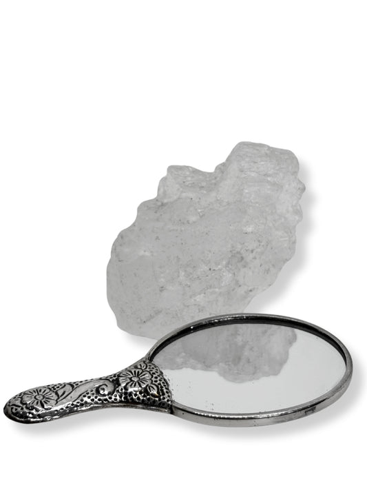 El İşçiliği Küçük Gümüş El Aynası