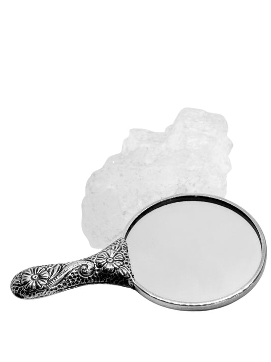 El İşçiliği Küçük Gümüş El Aynası