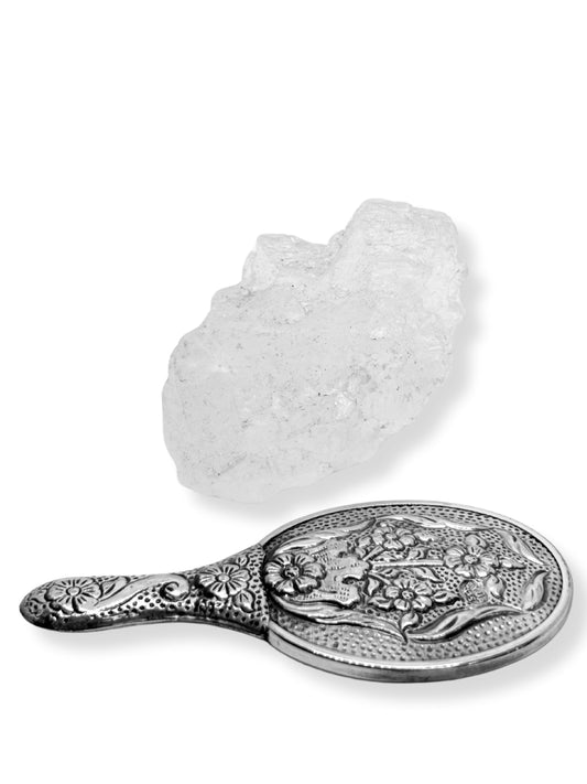 El İşçiliği Küçük Gümüş El Aynası