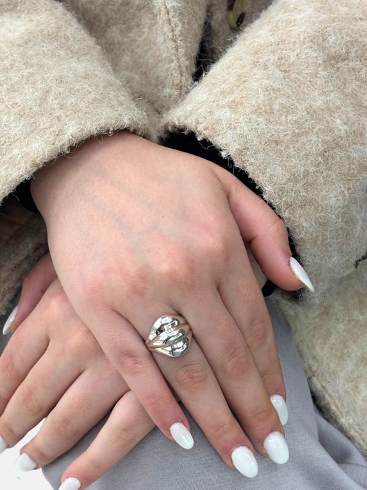 Impériale Modern Tasarım Gümüş Kadın Yüzük