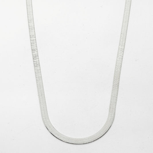 Ezme İtalyan Gümüş Yılan Zincir 40CM