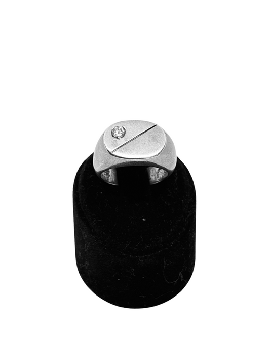 Kesit Gümüş Erkek Yüzük