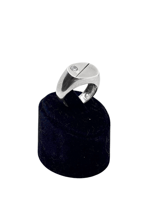 Kesit Gümüş Erkek Yüzük