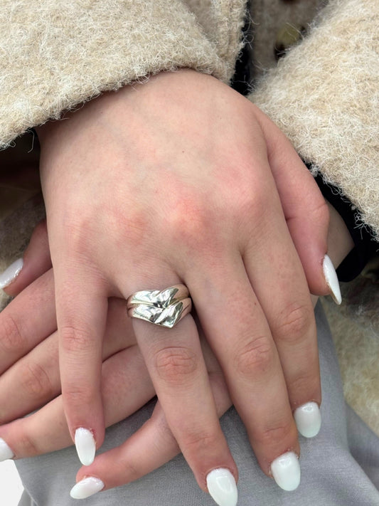 Reine Modern Tasarım Gümüş Kadın Yüzük