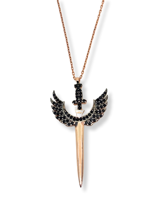 Mikailin Kılıcı Gümüş Hayalet Kolye