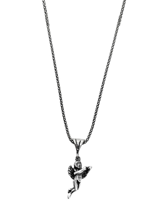 Gümüş Melek Kolye 1 cm x 3 cm