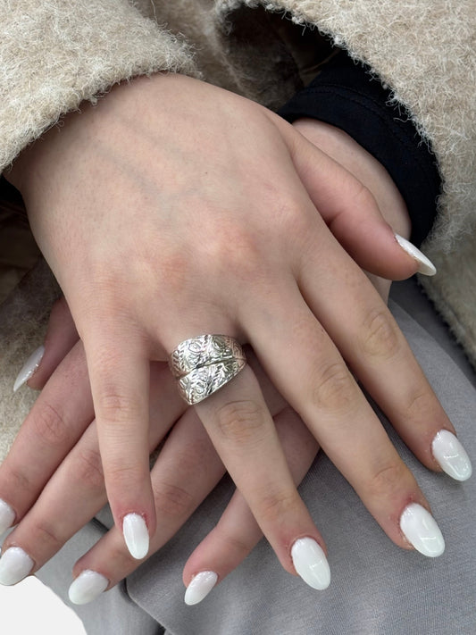 Floréale Modern Tasarım Gümüş Kadın Yüzük