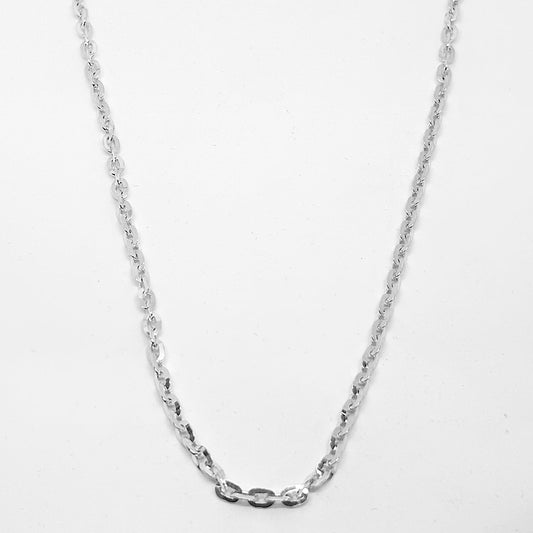 İnce Düz Halka Zincir Kolye 55CM