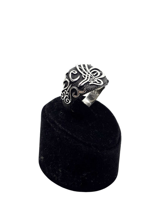 Osmanlı Tuğra Gümüş Erkek Yüzük