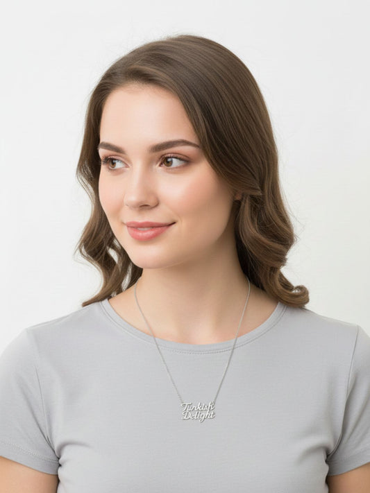 Turkish Delight Gümüş Kolye