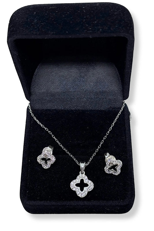 Işıltılı Lucky One Gümüş Set&Takım