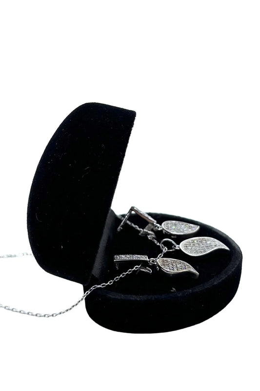 Sparkle Drop Silver Set &amp; Set