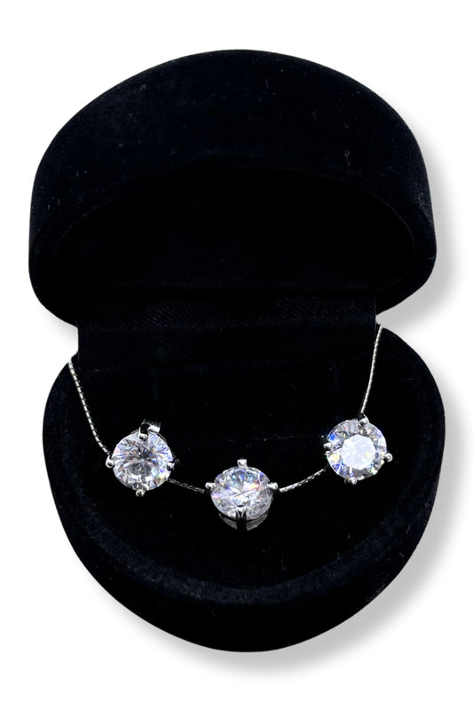 Işıltılı Tektaş Gümüş Set&Takım Size 2