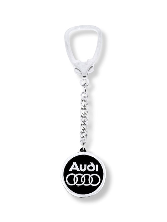 Audi Amblemi Gümüş Anahtarlık