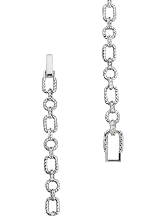 Işıltılı Urban Twist Gümüş Kadın Bileklik