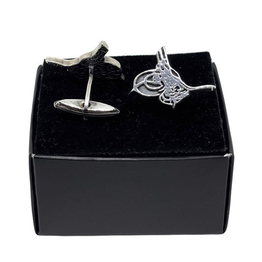 Silver Tughra Cufflink Models