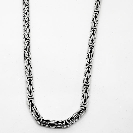 Thick Silver King Chain 54CM