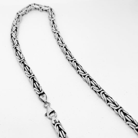 Thick Silver King Chain 54CM