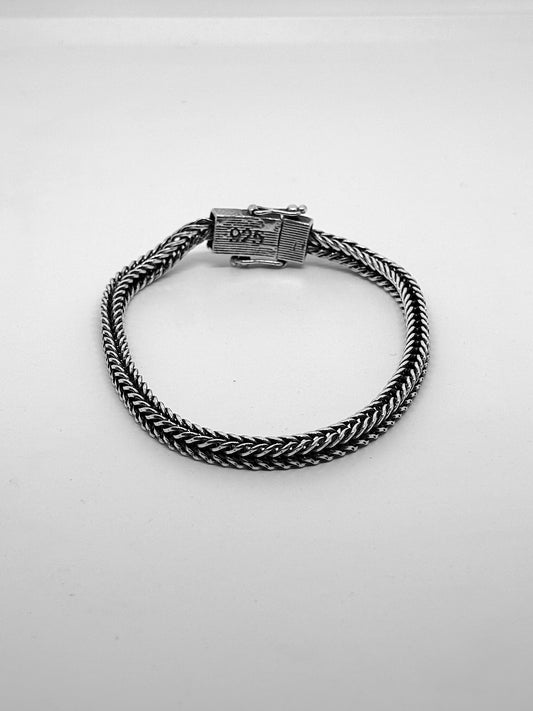 Foxtail Silver Men's Bracelet