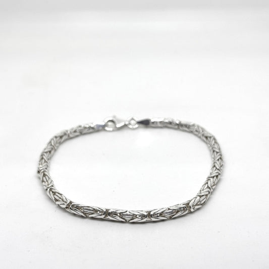 Cylinder Shiny King Chain Men's Bracelet