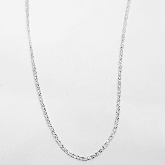 Thin Silver Chain Necklace 64CM