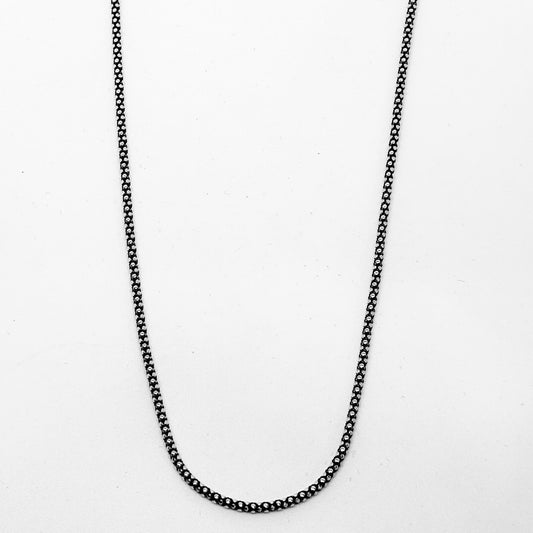 Thin Jessica Silver Chain Necklace 57CM