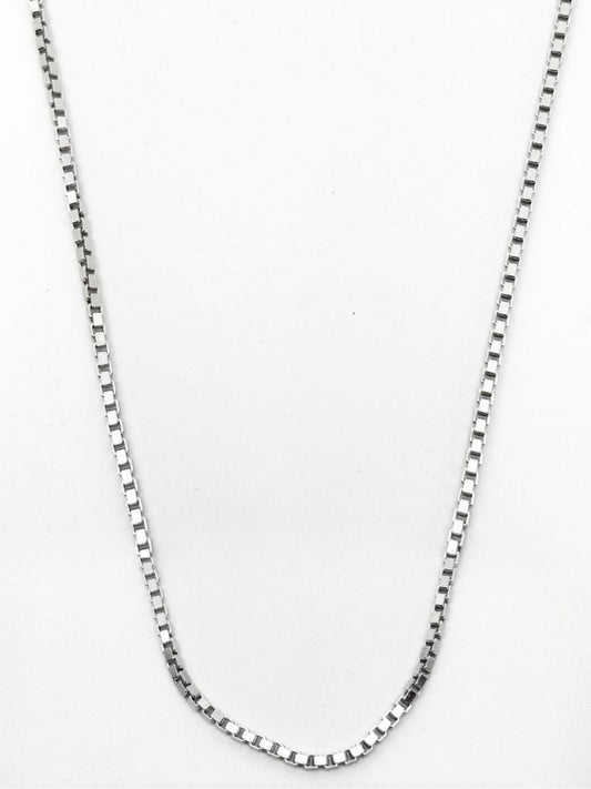 Gümüş Küp Zincir Kolye