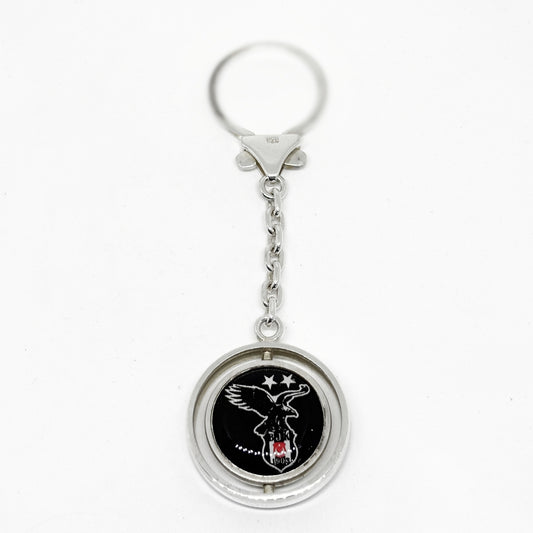 Besiktas Silver Keychain