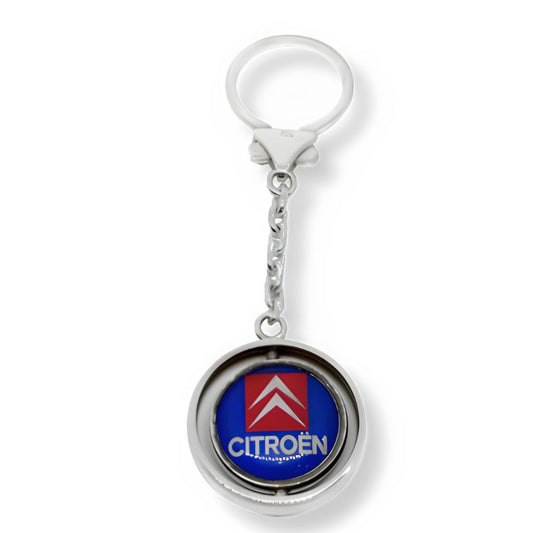 Silver Citroen Keychain