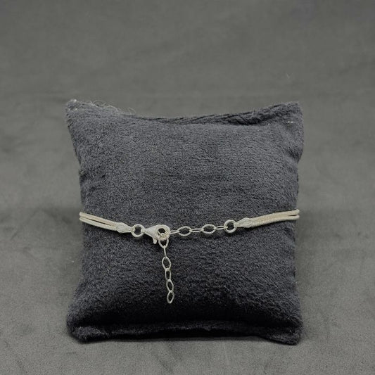 Silver Knot Chain Bracelet