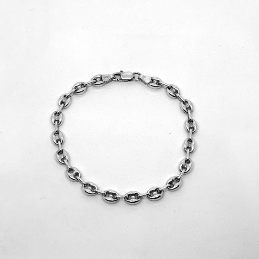 Sailor's Knot Silver Chain Bracelet