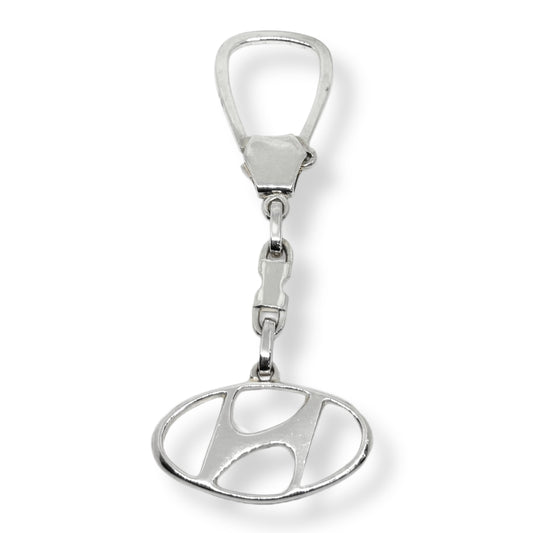 Hyundai Silver Keychain