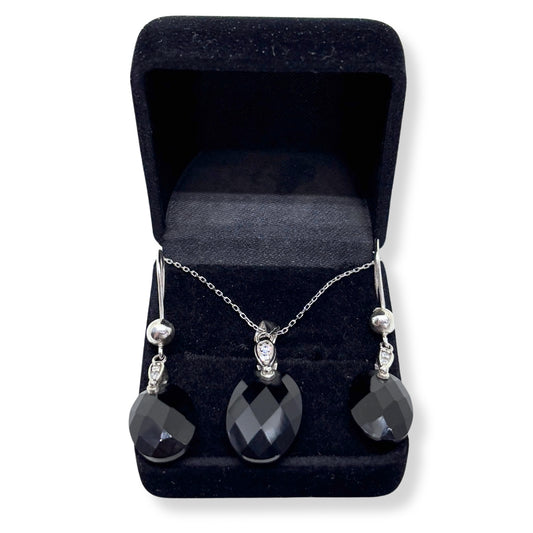 Sparkling Onyx Silver Set &amp; Set-Night Sparkle Collection