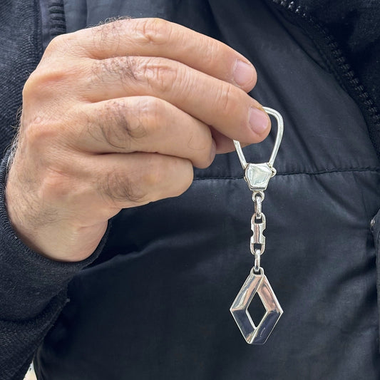 Renault Silver Keychain