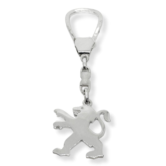 Peugeot Silver Keychain