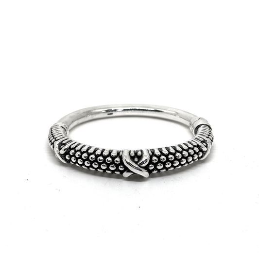 Cuff Crocodile Silver Bracelet