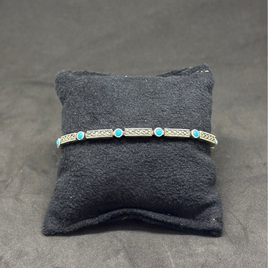 Marcasite Bracelet with Turquoise Stone