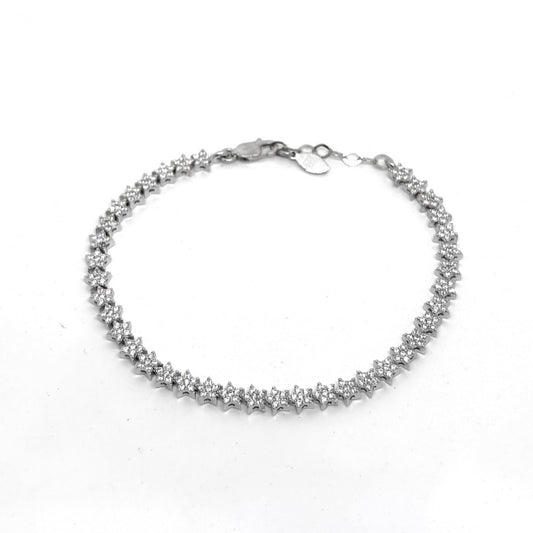 Star Sparkle Silver Bracelet