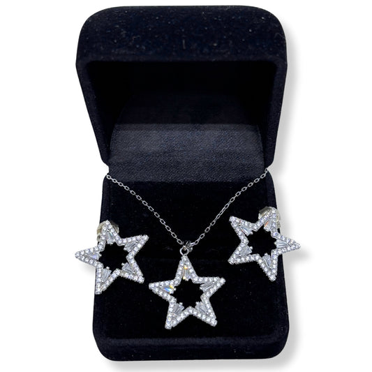 Glitter Star Silver Set &amp; Set